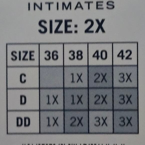 LUCKY BRAND 3pk Active Athletic Lounge Sports Laser‎ Cut bralettes Bras Plus 2X - Picture 8 of 8